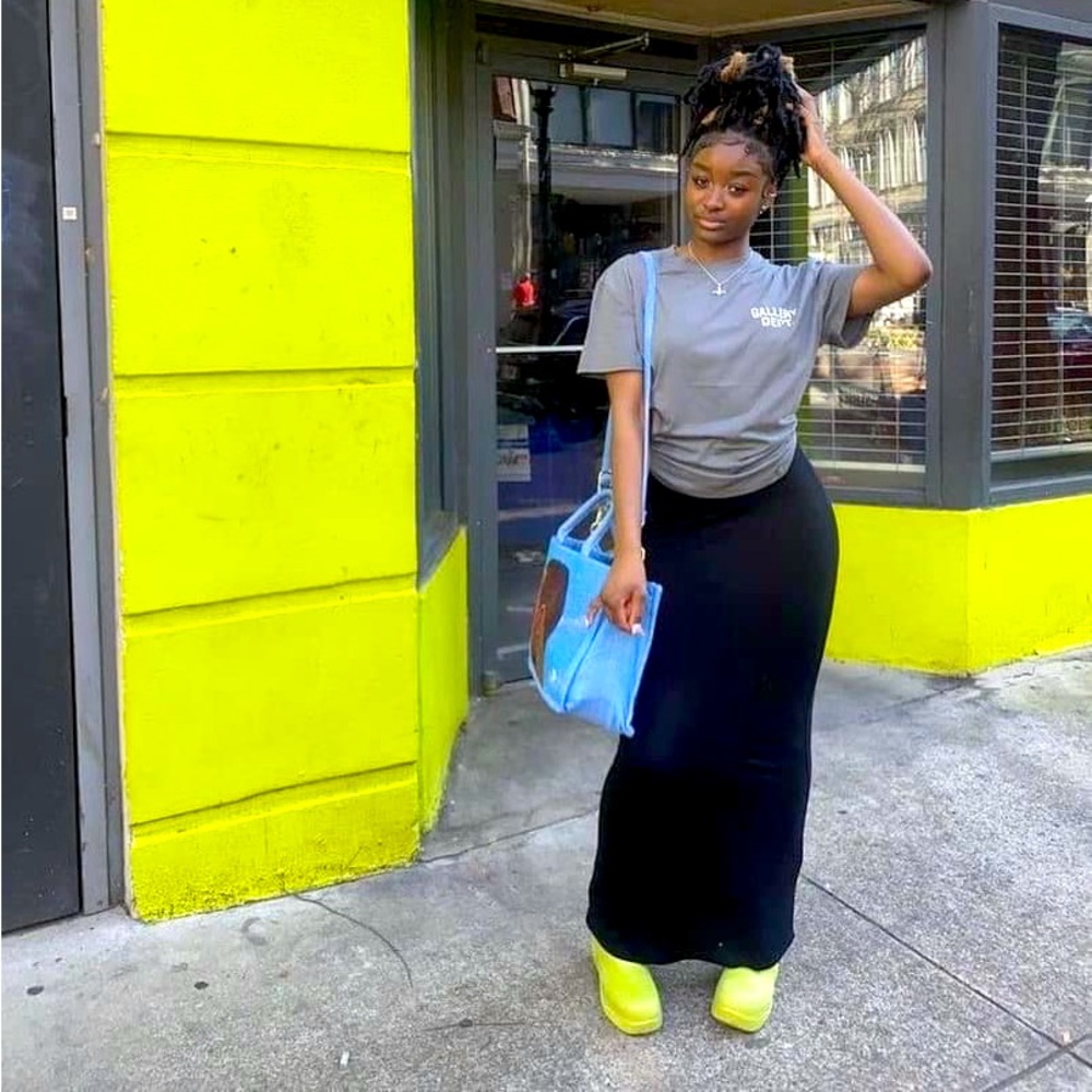 NEW! High-waist Maxi Skirt